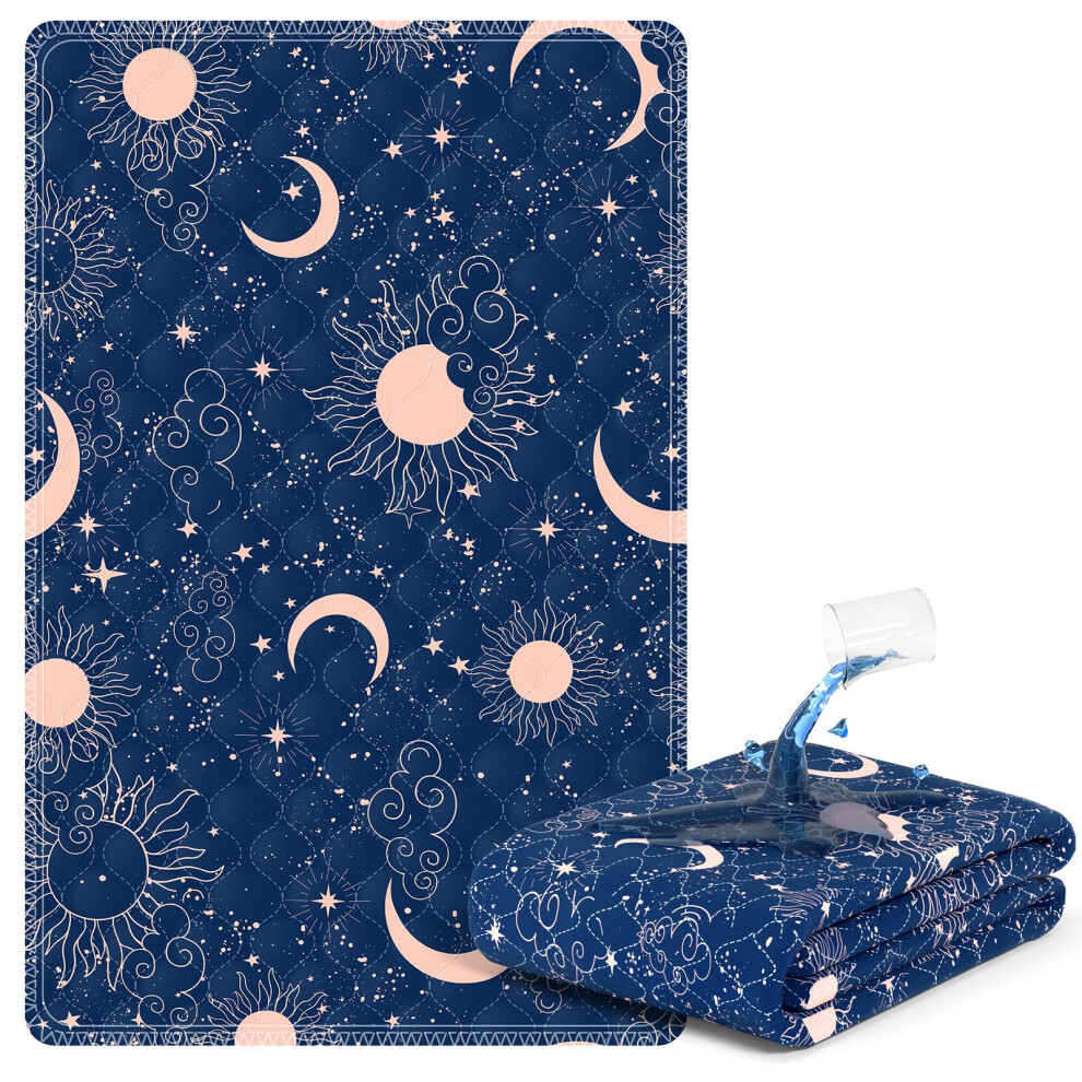 Mildplus Printed Washable Bed Pads 34""""X52"""" Reusable Underpads Waterproof Mattress Protector Incontinence Bed Pads Pee Pads For Adults Kids Or