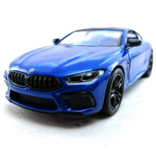 KiNSMART BMW M8 Competition 1:36 Scale 5" Die Cast Metal Model Toy Super Car w/Pullback Action (Blue)