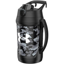 Under Armor Sports Water Jug 64oz Isolerad vattenflaska med Half Gallon Fence Hook Leak Resistant Baseball Football & More