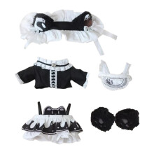 niannyyhouse 20cm papu?a de plu? haine cama?a cama?a pantofi ?or?uri pentru pisici seturi de menajere de laba 8in accesorii de papu?i rochie (neg
