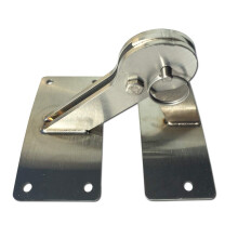 Kit cu balamale capac inoxidabil compatibil cu Weber Smokey Mountain Grill 18,5 22,5 Eliberare rapida
