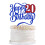Glitter Happy 20th Birthday Cake Topperi 1