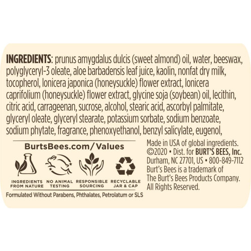 Burt's Bees Crema de Manos Almendra & Leche Burt's Bees, 2 Oz - Pack de 2 2