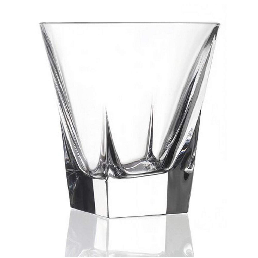 Lorenzo Rcr Crystal Fusion Double Old Fashion Glass Set of 6