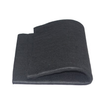 Wisauto High Temp 12 """" x24 """" x1/4 '' 6 mm Dicke Filzfaserschweiendecken schwarz (12'x24''x1/4 '')