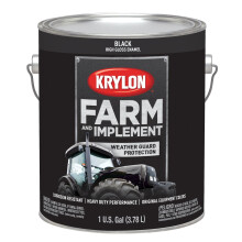 Krylon Farm & Implement Paint Gallons Gloss Black