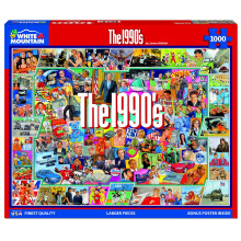 White Mountain Puzzles The 1990s - 1000 Piece Jigsaw Puzzle