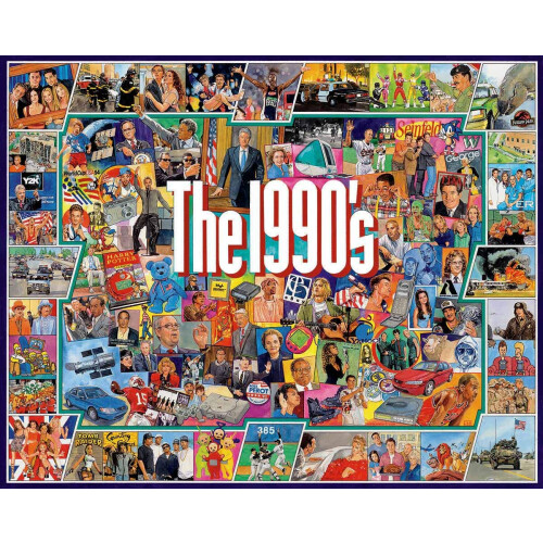 WHITE MOUNTAIN Puzzles White Mountain La década de 1990 - Puzzle de 1000 piezas 2
