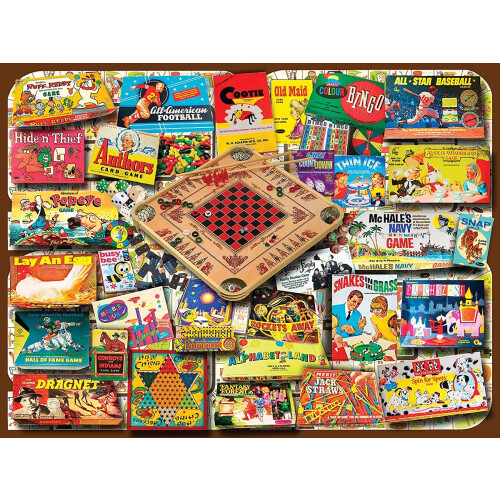 White Mountain Puzzles Classic Games 500 Piece Jigsaw Puzzle