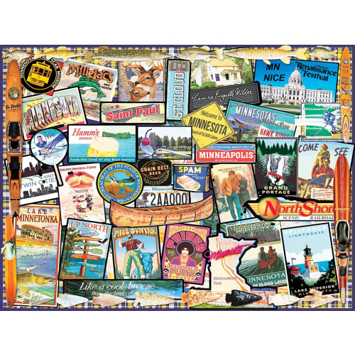 WHITE MOUNTAIN White Mountain I Love Minnesota - 1000 pezzi puzzle