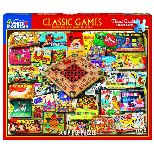 White Mountain Puzzles Classic Games 500 Piece Jigsaw Puzzle 1