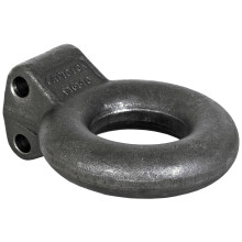 Buyers Products B16140 Occhiello di traino in acciaio forgiato con finitura semplice ID 3"" 10 tonnellate Occhiello di traino con cardine Gancio d