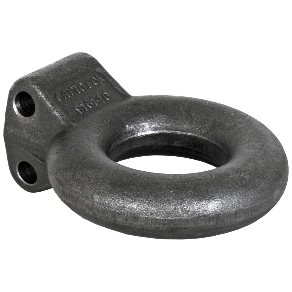Buyers Products B16140 Plain Finish Forged Steel Tow Eye 3"""" Id 10 Ton Towing Eye Pintle Hook Hitch Lunette Ring For Adjustable Channel Bracket M 724920092982