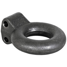 Buyers Products B16145 Occhiello di traino in acciaio forgiato con finitura semplice 3"" ID 12,5 tonnellate Occhiello di traino con perno Gancio d