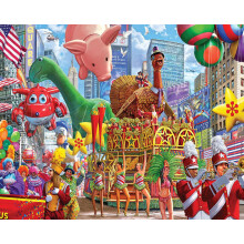 White Mountain New York Thanksgiving Parade Jigsaw Puzzle Thanksgiving Puzzles 1000 stycken fr vuxna och familjer