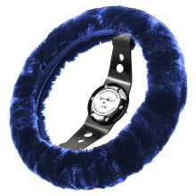Andalus Australian Sheepskin Woll Lenkradabdeckung fr Frauen & Mnner - Universal 15 -Zoll -Lenkrder & Accessoires - umweltfreundliche Radabdec