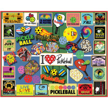 White Mountain Puzzles - Pickleball - 1000 Stuk Legpuzzel