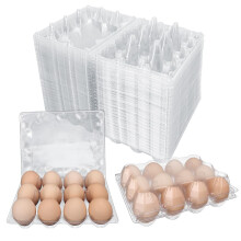 Kuklipjim 150 ambalaj cu oua n vrac cu oua limpezi suporturi de oua de pui de plastic suport pentru tava pentru oua pentru casa ?i bucatarie fer