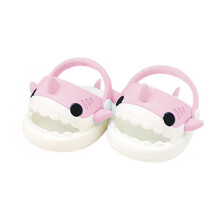 niannyyhouse 20cm Pluche Poppenhaai Schoenen Sandalen Slippers 8in Zachte Pluche Speelgoed