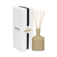 Lavanda de mu?e?el LAFCO New York Classic Reed Difuzor - 6 oz - Pna la 3 luni Via?a parfumata - Reutilizabil Blown Blown Sticl - Natural Wood Re