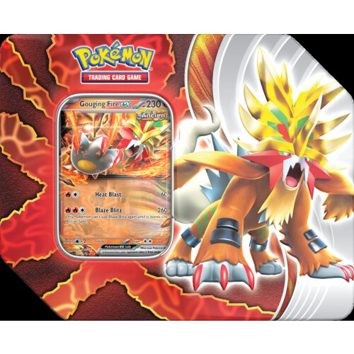 Pokémon Pokemon TCG: Paradox Destines Tin - Golging Fire Ex