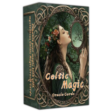 Celtic Magic Oracle Cards Card Tarocchi Card Oracle Cards for Bottieri Affermazioni olistiche Wicca Perfetto per creare un mazzo magico e personalizz