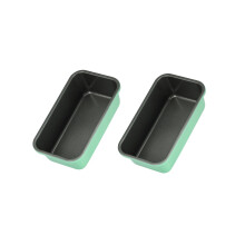 Panuri de pine Monfish pentru copt de acasa 2pcs o?el carbon 1lb loaf staniu rozmarin verde 9x5 inch mucegai de pine antiaderent