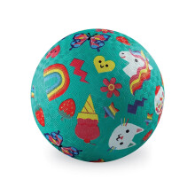 Crocodile Creek Playground Ball - Bila de cauciuc durabila pentru copii cu vrste cuprinse ntre 3 ani ?i mai sus - minge gonflabila bouncy pentr