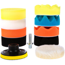 CANOPUS Polierpads, Polierpad-Set, Puffer fr Autodetails, Polierrad fr Bohrer, Autopolierer und Puffer-Set zum Schleifen, Polieren, Wachsen und Ver