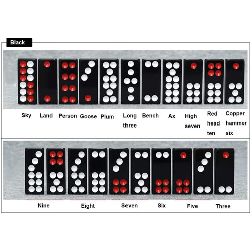 32PCS Pai Gow Tiles Game Game Chins 2