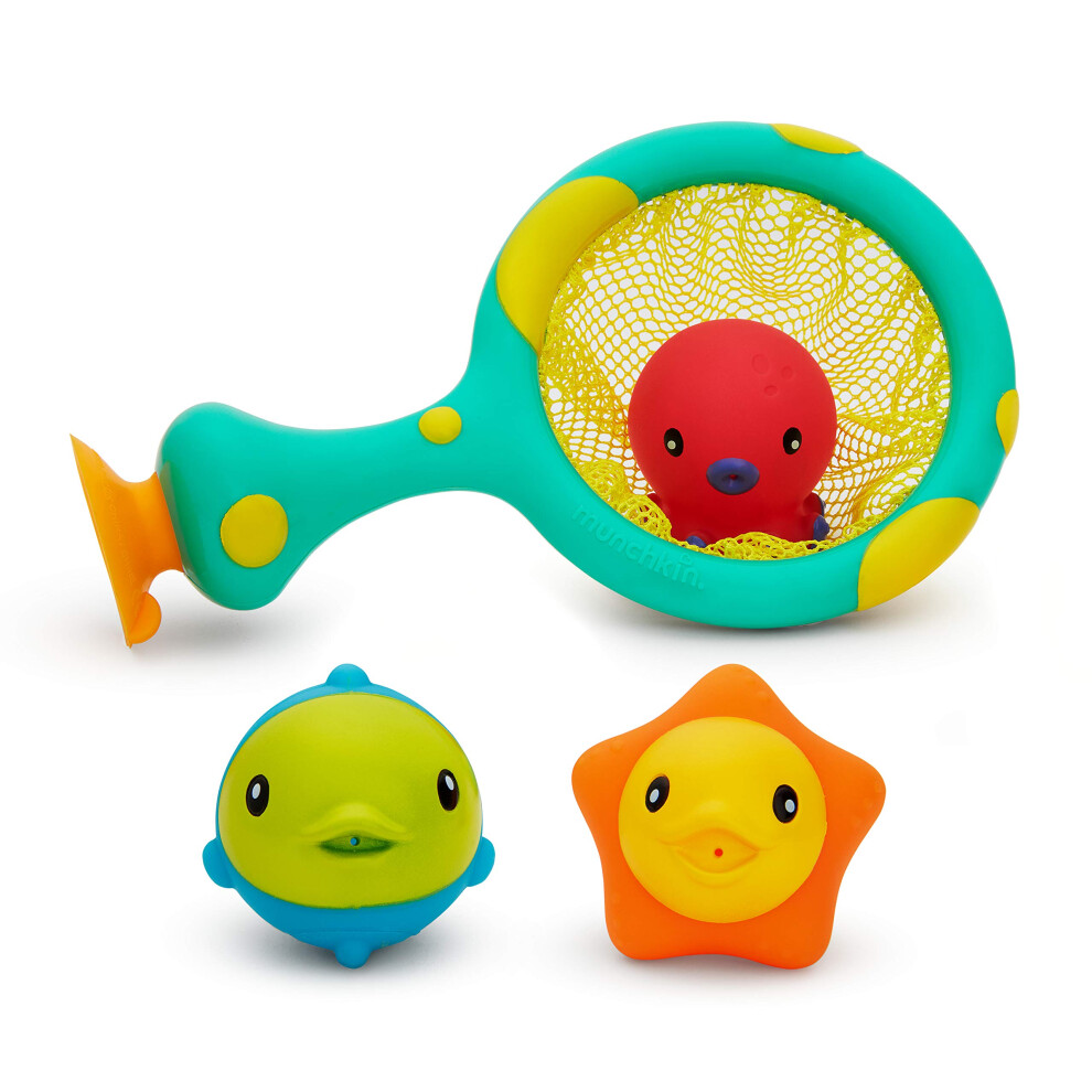 Munchkin Catch & Score Hoop Basketball Scoop And Toss Baby And Toddler Bath Toy