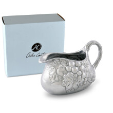 Arthur Court utformar aluminium druva Gravy Sauce Boat Bowl 7,5 tum bred 25 oz