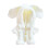 niannyyhouse Roupas de boneca de pelcia de 20 cm com orelhas de coelho e linha de l, acessrios para bonecas de 8 polegadas (A) 1