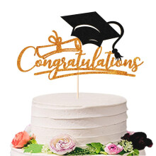 Sodasos Congratulations 2025 Graduation Cake Topper Congrats Grad Cake Decor - 2025 High School/College/Senior Graduation Party Decorations Suppl