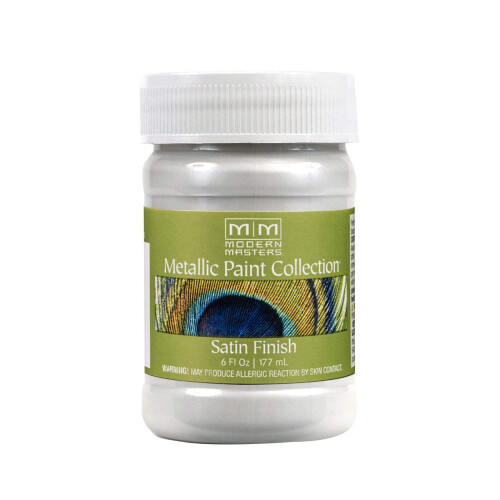 6 oz Modern Masters ME707 Snowflake Μεταλλική Επίχρισμα Σατινέ Βάσης Νερού