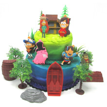 Gravity Falls Deluxe Birthday Cake Topper Set Featuring Gravity Fall Characters and Themed Accessories (Unique Design)