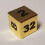 Metal Backgammon Doubling Cube Cube - Culoare de aur - 16mm 2