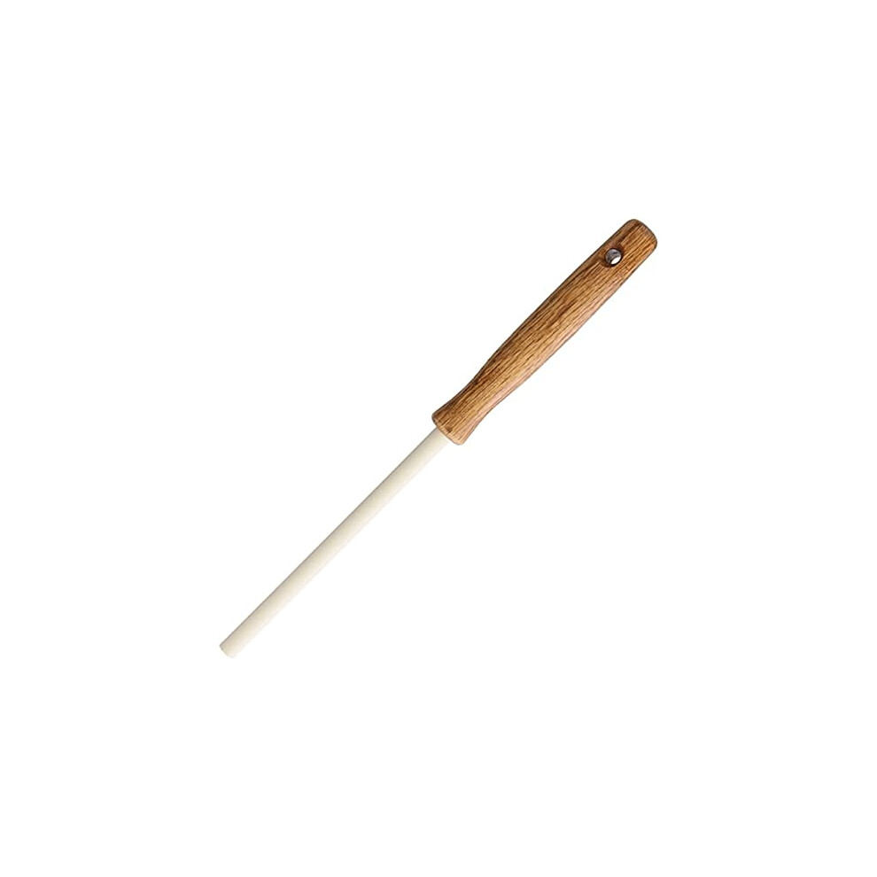 Arkansas Sharpeners Stick Afftage En Cramique Avec Poigne De Chne Brune 5 Pouces Brown AC47-image
