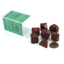 Polyhedral 7 -die flckiga trningar - jordgubbe