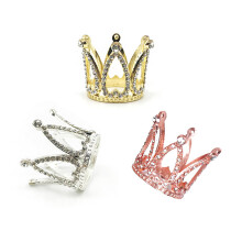 3 buca?i tort coroana topper prin?esa micu?a coroana n forma de inima aliaj de diamant roz argint coroana mini coroana tort de na?tere tort pent