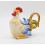 Fine Ceramic Hand Painted Rooster Teapot 8 1/2"""""""" L 1