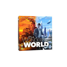 It's A Wonderful World Board Game - Build Your Empire in This Strategic Card Game for Kids and Adults Ages 14+ 1-5 Players 30-60 Minute Playti