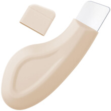 PAGOW Blackhead Remover Tools Silicone Nose Blackhead Remover Deep Clean Skin Spatula Mild and Safe Face Scraper for Men and Women (1 Pcs Bei
