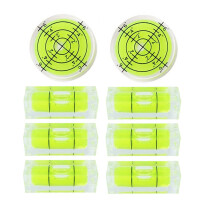 LAIESYA 8PCS BUBBLE SPIRIT SPIRIT MINI NIVELE STILRA?II MINI PENTRU INSTRUMENTE DE MASURARE PENTRU ECHIPAREA FRAMEI IMAGINE MURNAMENTA CAMERA TRI