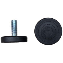 SINGTAN 1.5"""" Base Furniture Levelers - Pack of 8 | Furniture Feet | Heavy Duty Adjusting Foot| 1"""" Adjustable Furniture Legs Table Levelers. Low