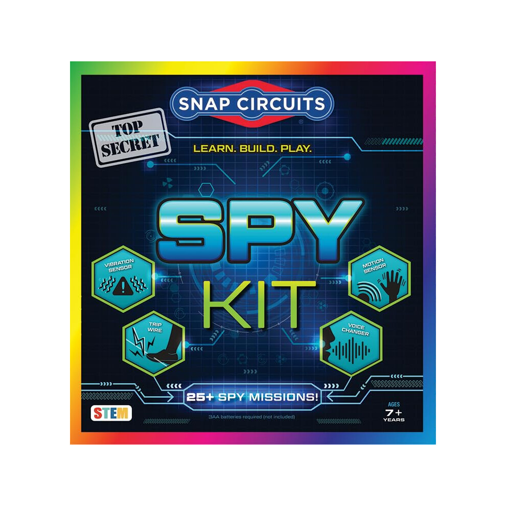 Snap Circuits Spy Kit | 25+ Activities | Stem Educational Toy For Kids 7 +