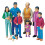 Cre8tive Minds Multi-Etnic Pretend Play -perhesetti - 32 osaa 2