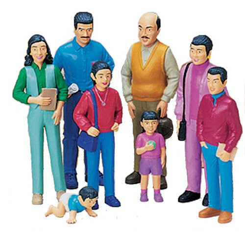 Cre8tive Minds Multi-Etnic Pretend Play -perhesetti - 32 osaa 1