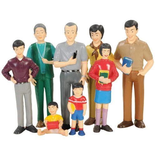 Cre8tive Minds Multi-Etnic Pretend Play -perhesetti - 32 osaa 2