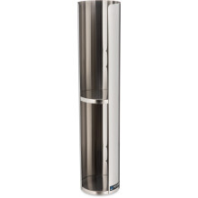 San Jamar Wanddispenser voor deksel, 24 - 46 oz bekers met dubbele dekselcapaciteit, RVS, 23,5 inch